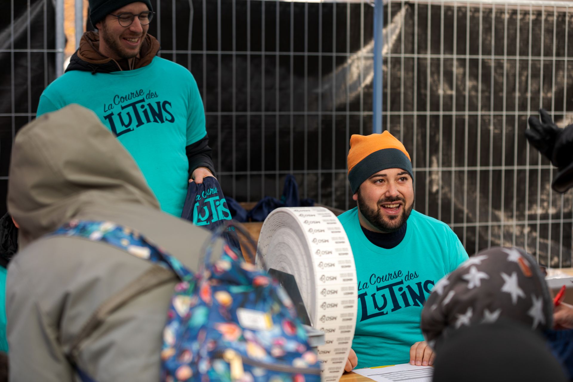 Das Freiwilligenteam der Course des Lutins